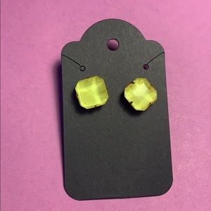 Loren Hope Sophia Stud - Neon Yellow